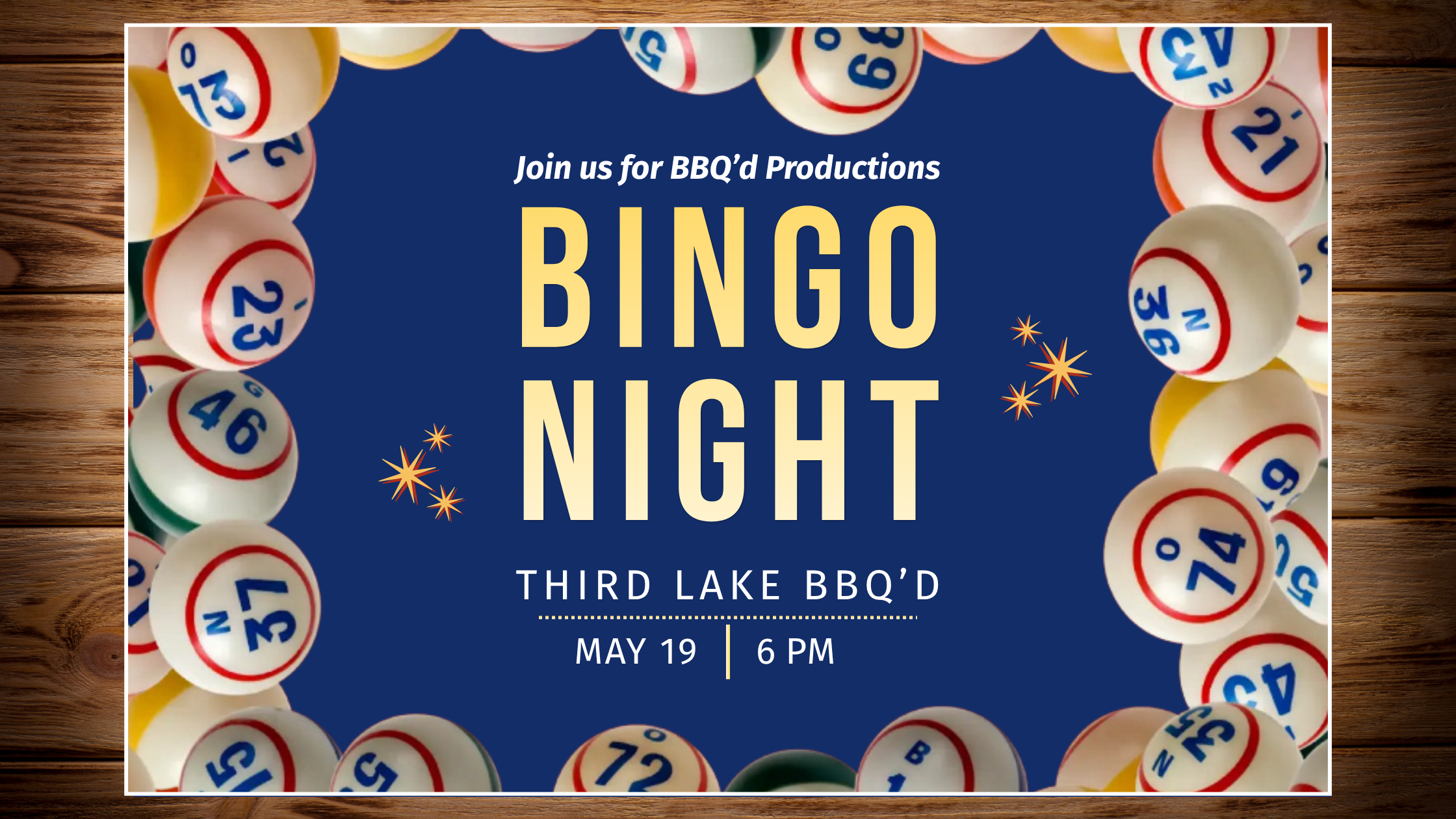 Bingo Night at BBQd Productions Third Lake